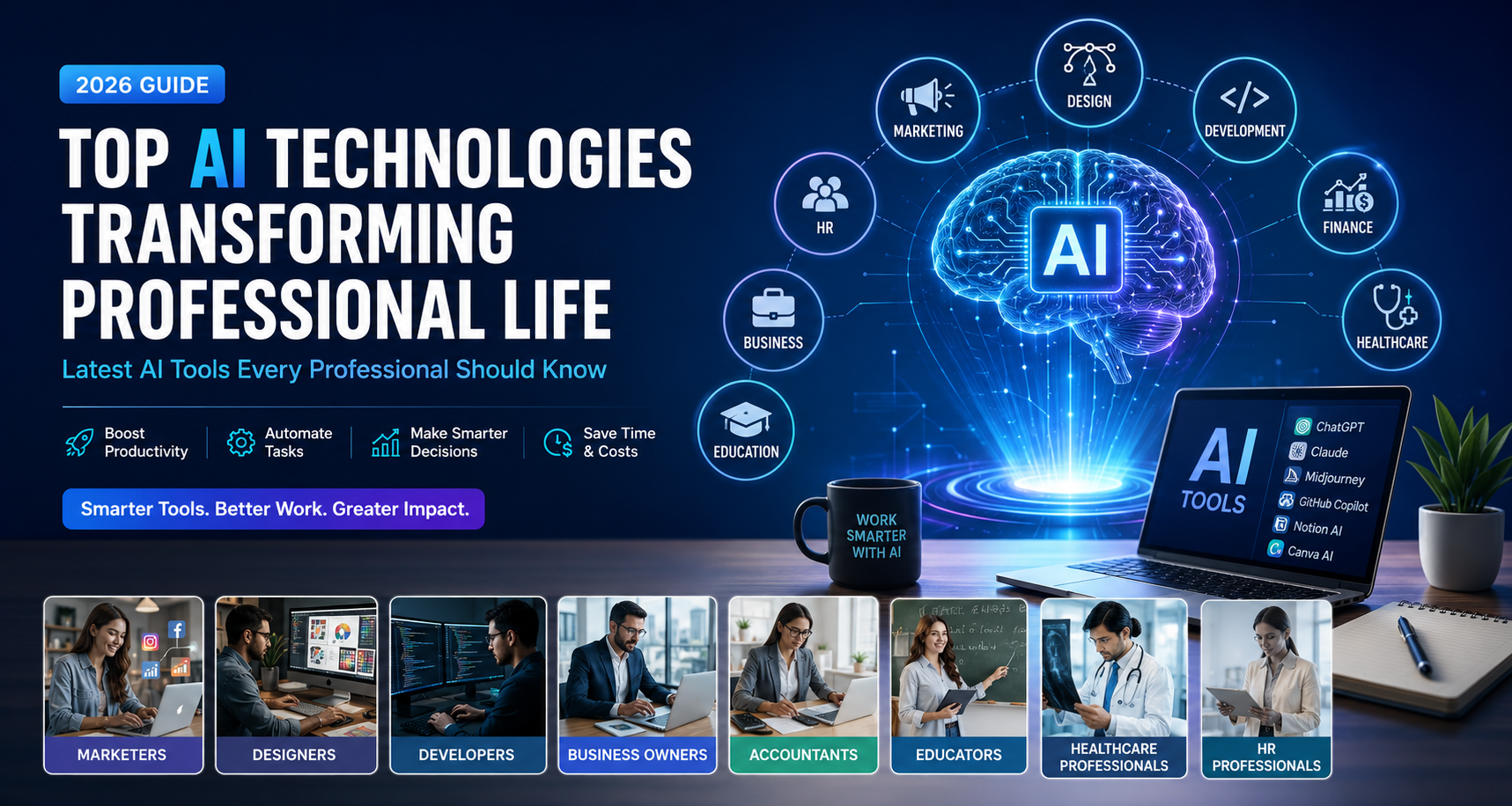 Top AI Technologies Transforming Professional Life in 2026: Essential AI Tools for Every Industry