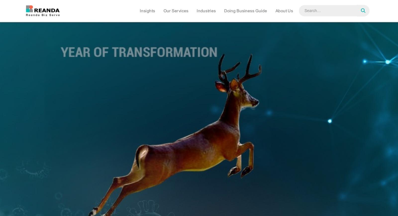 Crafting a Professional Website for Reanda Biz Serve